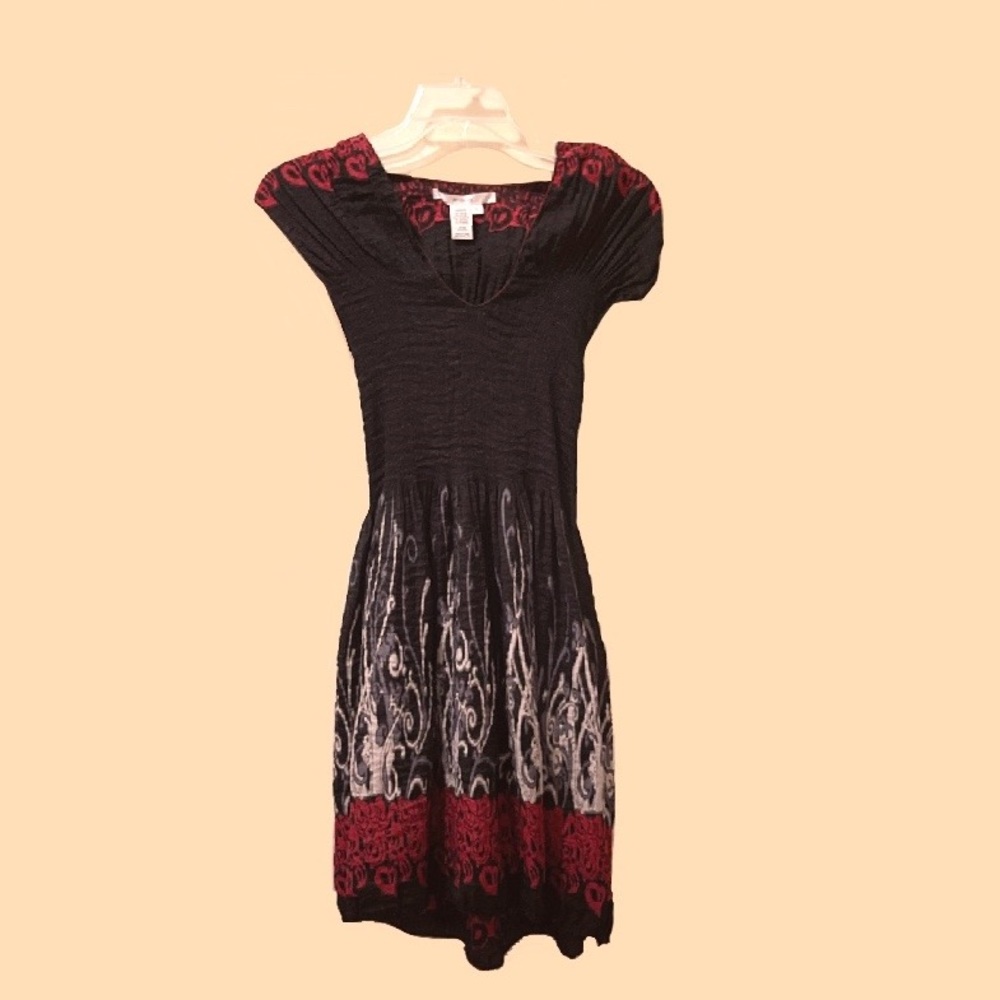 It’s Giving Flamenco Chic!  M Studio Black & Red Dress, Size XL